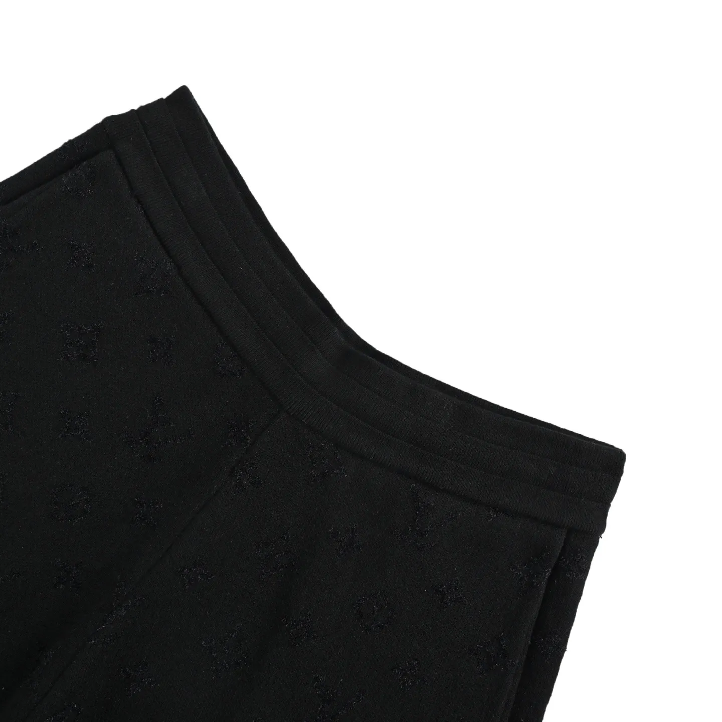 Louis Vuitton/Louis Vuitton 25ss dark pattern old flower jacquard knitted shorts